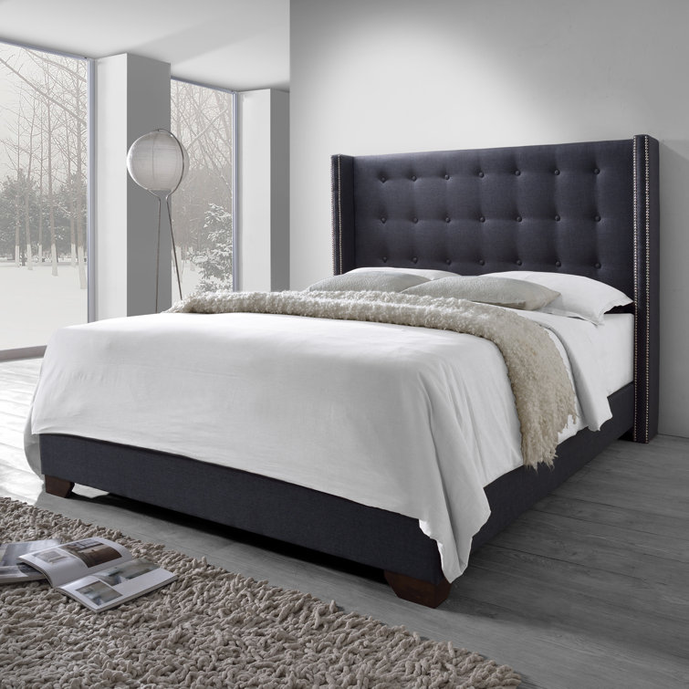 Ebern Designs Zaara Tufted Upholstered Standard Bed & Reviews Wayfair.ca